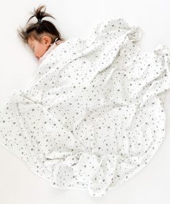 Toddler Blanket, 4 Season? Merino Wool & Organic Cotton, 52.5 x 40, Star White