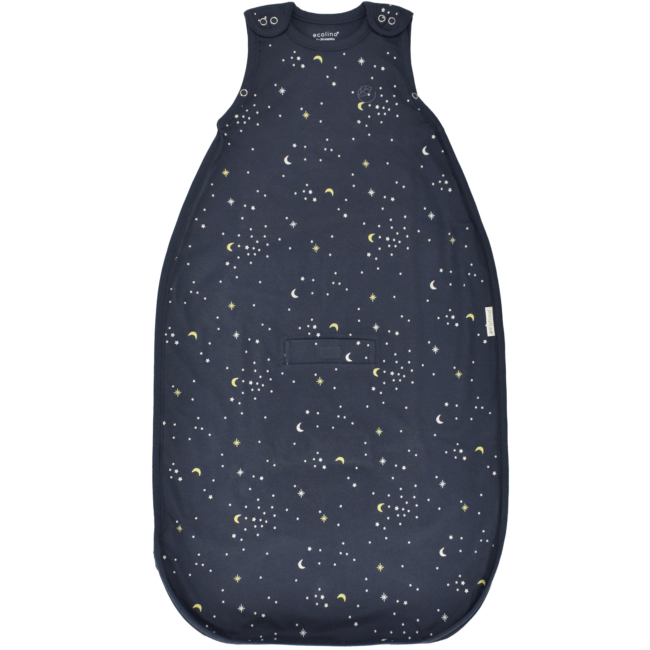 Ecolino Adjustable Toddler Sleep Bag, Organic Cotton, Universal Size: 2 - 4 Years, Milky Way Ink