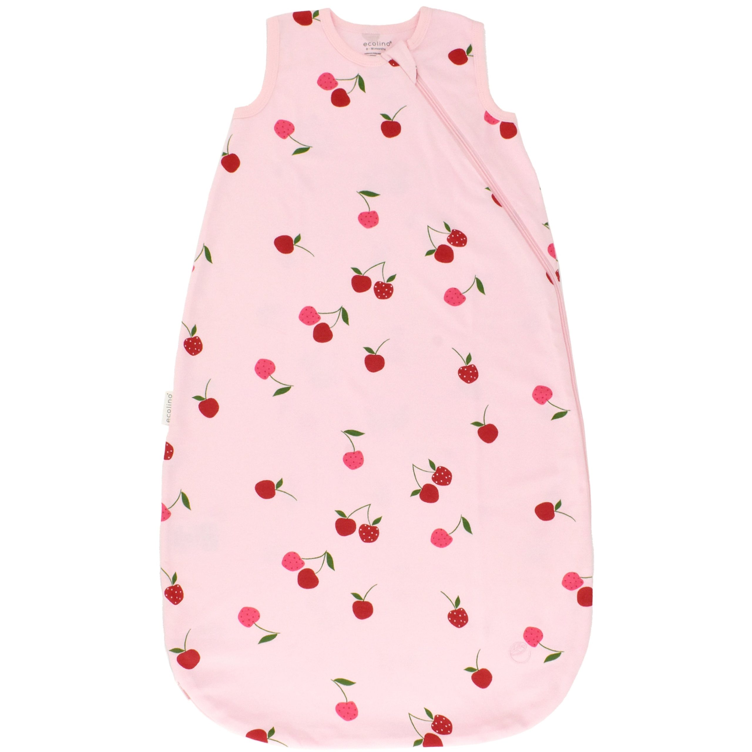 Ecolino Organic Cotton Classic Baby Sleep Bag or Sack, Cherry