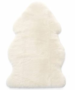 Sheepskin Rug for Babies, 100% Natural, Shorn Lambskin Wool, 2 x 3 Feet, Ivory