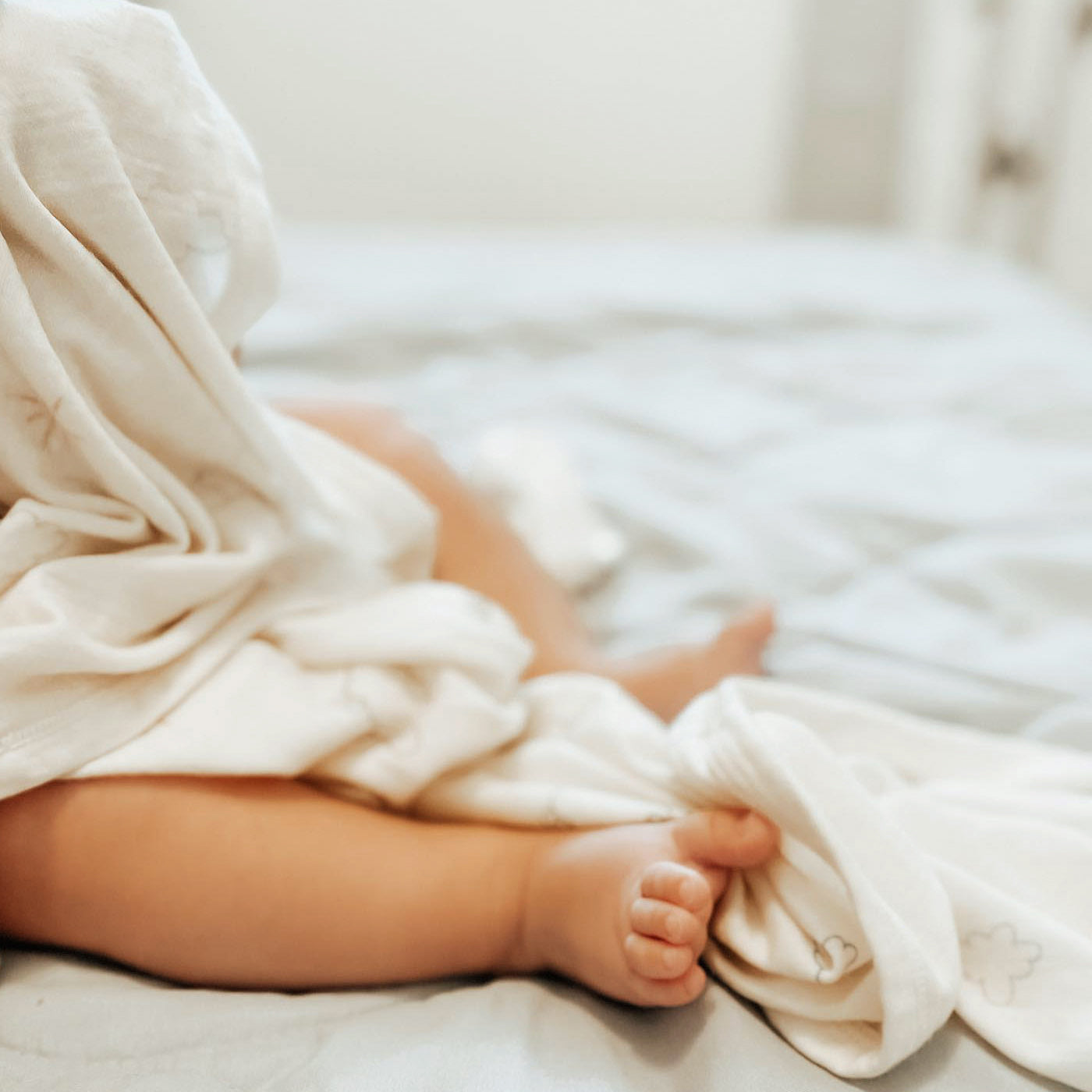 Swaddle Blanket, Merino Wool, Newborn to 3 Months, Sheep - Image 3