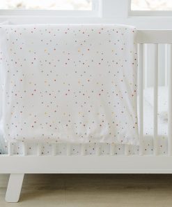 Ecolino Duvet Cover, 100% Organic Cotton, Crib or Toddler, Dots