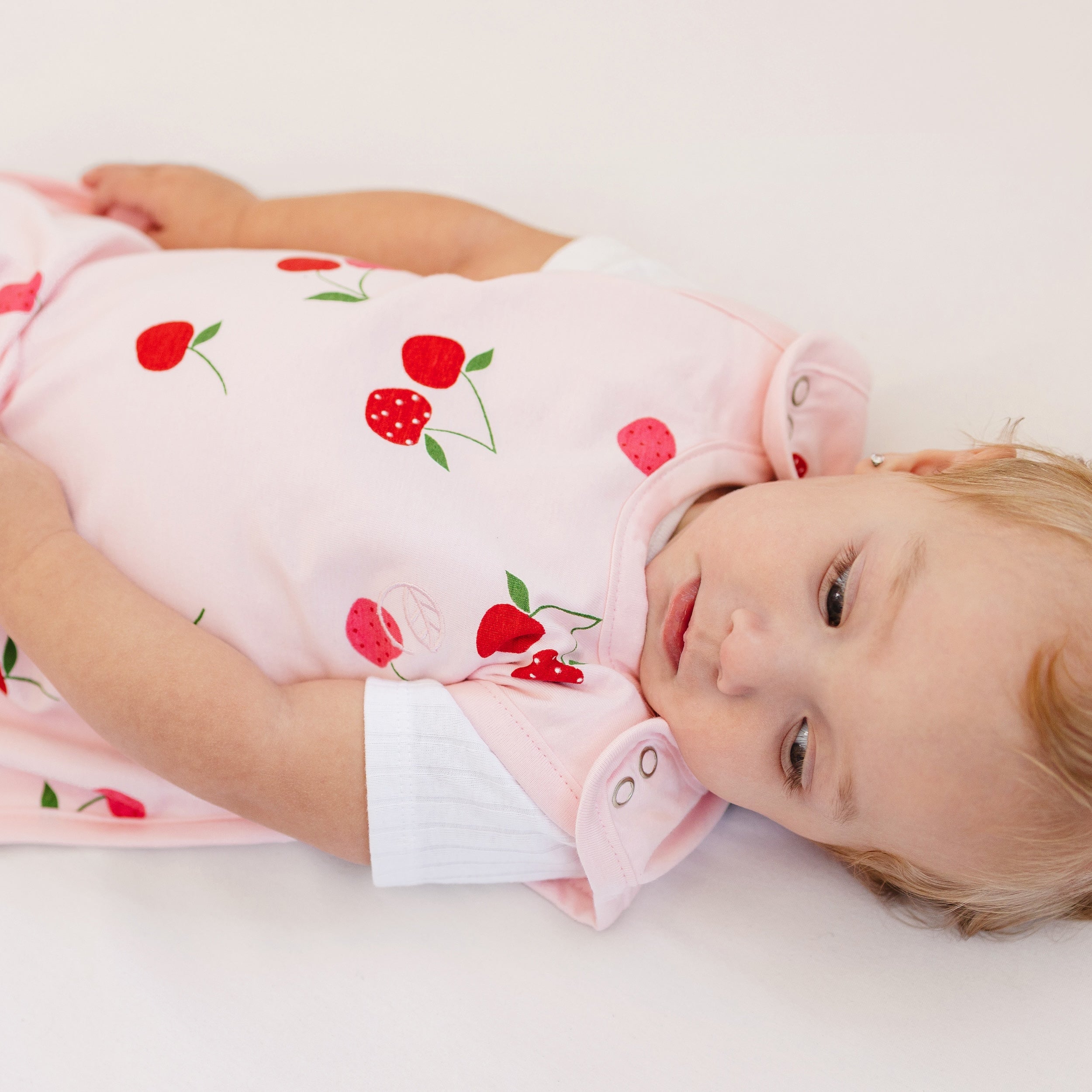 Ecolino Adjustable Toddler Sleep Bag, Organic Cotton, Universal Size: 2 - 4 Years, Cherry - Image 5