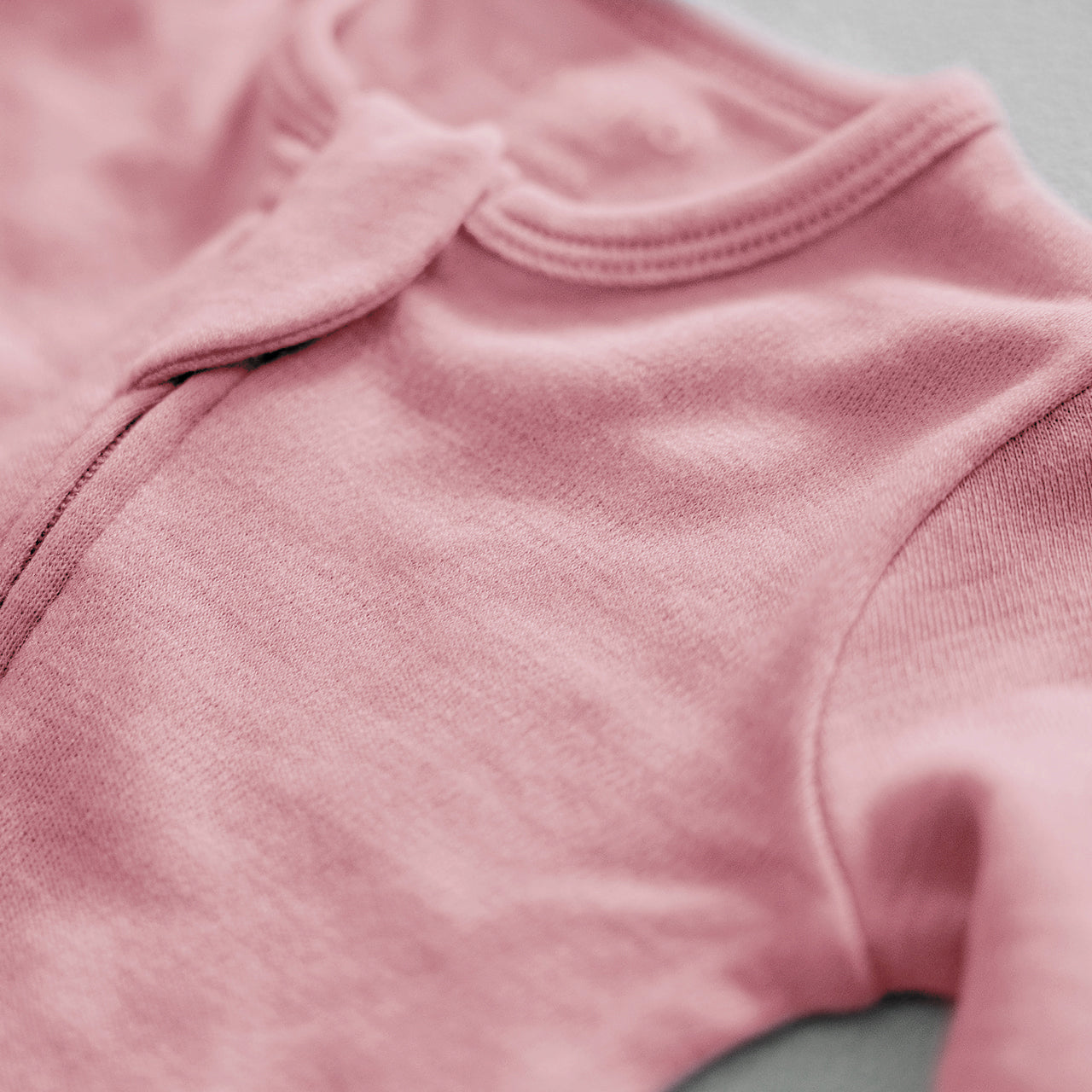 Footie Pajamas, Merino Wool, Blush - Image 5