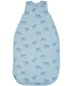 Ecolino Adjustable Baby Sleep Bag, Organic Cotton, Universal Size: 2 Months - 2 Years, Elephant