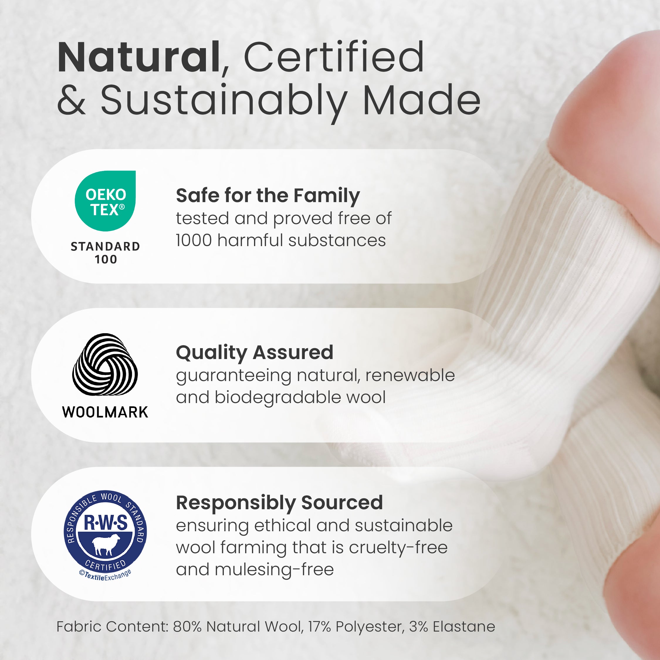 Wool Socks, Baby and Toddler, Pink & Rose - Image 5