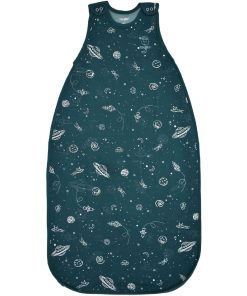 Imperfect 4 Season Big Kid Sleep Bag, Merino Wool & Organic Cotton, 4 - 6 Years, Space