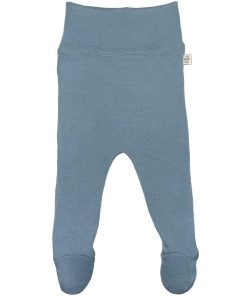 Baby Footed Pants, Merino Wool, Blue