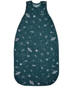 4 Season Ultimate Baby Sleep Bag, Merino Wool & Organic Cotton, Space - GLOW IN THE DARK