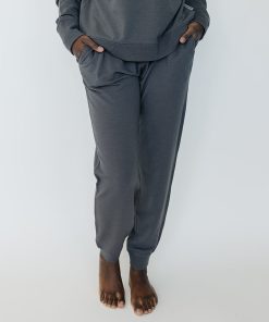 Women's Merino Wool Jogger, Storm Gray