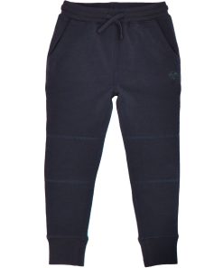 Kids Merino Wool Joggers, Blueberry
