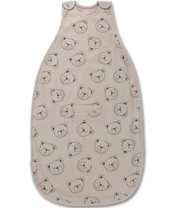 Imperfect 4 Season Ultimate Toddler Sleep Bag, Merino Wool & Organic Cotton, 2 - 4 Years, Teddy Bear