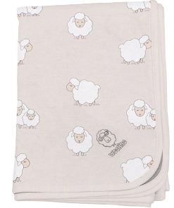 Imperfect Toddler Blanket, 4 Season Merino Wool & Organic Cotton Blanket, 52.5 x 40, Sheep