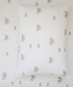 Imperfect Ecolino Crib Sheet, 100% Organic Cotton, Rainbow